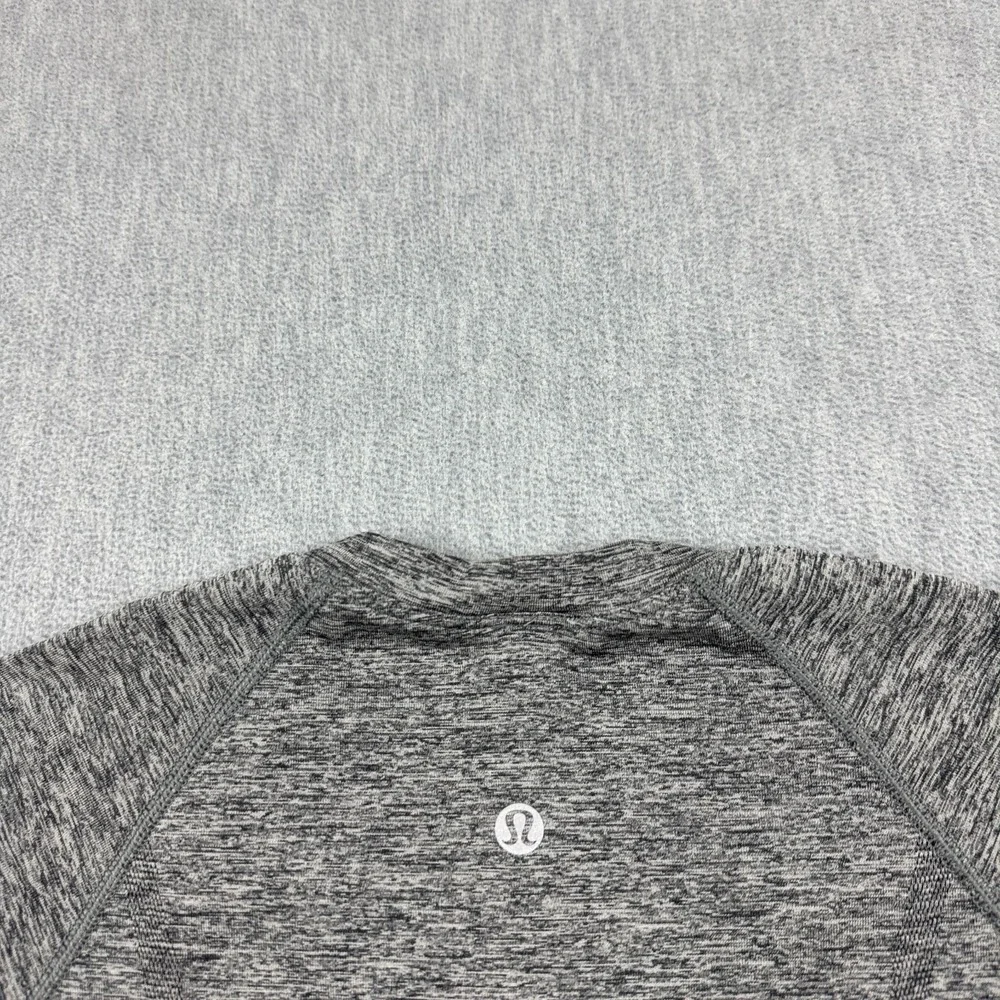 Lululemon Shirt Womens 6 Gray‎ Heather Swiftly Tech Yoga Gym Short Sleeve Active